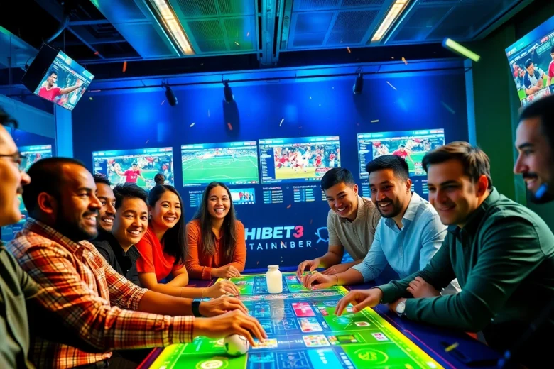 Enjoy a thrilling betting experience with nha cai hi88, featuring passionate players around a digital game table.