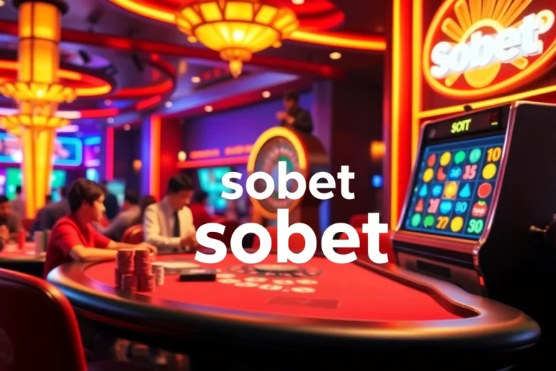 Excited gamblers at a casino showcase sbobet betting on poker and roulette, highlighting the thrill of gameplay.