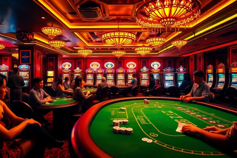 Experience the thrill at trang chủ u888, featuring vibrant casino tables and lively playing moments amidst excitement.