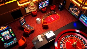 Experience the thrill of winning with 69VN COM in this vibrant casino scene featuring online betting excitement.