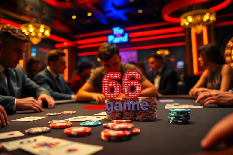 Experience high-stakes gaming with Link 68 game bài as players engage at the poker table.
