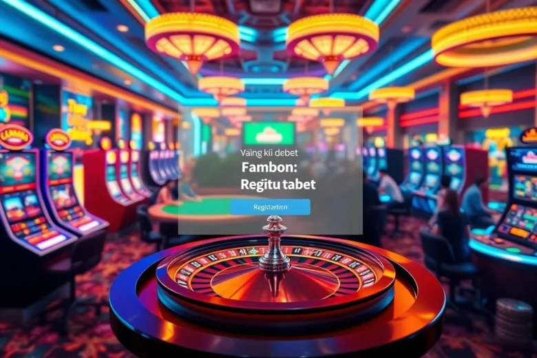 Engaging scene of players registering online at Debet's vibrant digital casino.