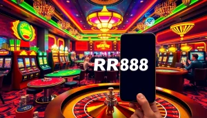 Experience the thrilling vibe of RR88 with casino tables, jackpots, and exciting gaming action.