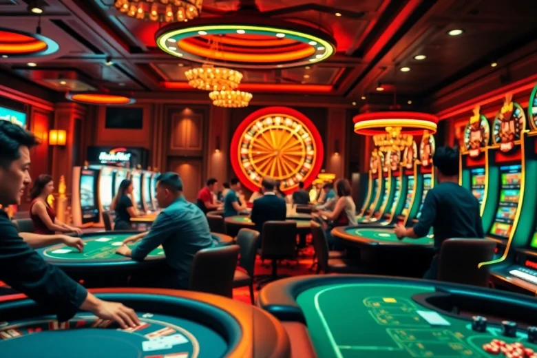 Experience the thrill of kubet77 with players engaged in vibrant casino games.