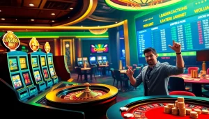 WW88 online casino scene showcasing players winning at slot machines and roulette.