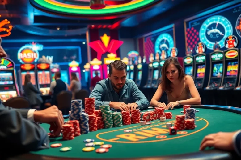 Experience the thrill of gaming excitement at 78winni net with a high-stakes poker table full of action.