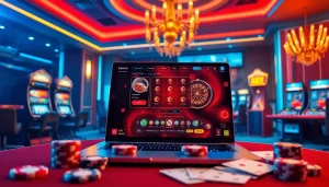 Exciting gaming interface at the Best Casino Online in Singapore with vibrant visuals.